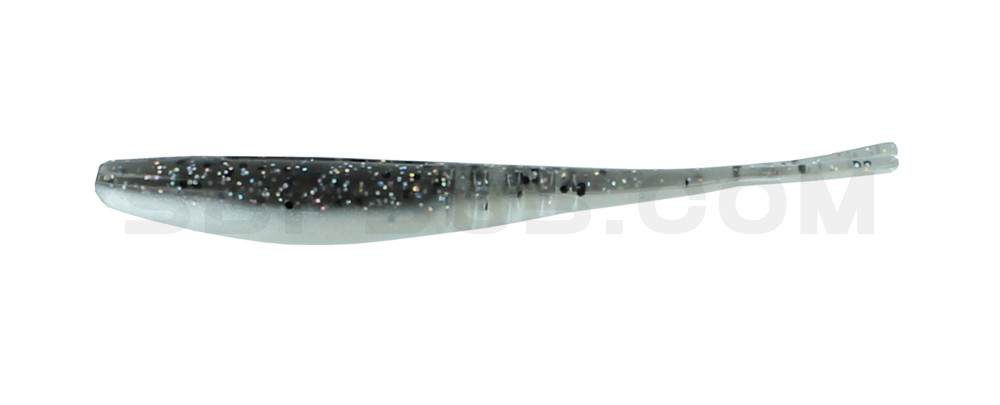 3.75" Jointed Jerk Minnow Smoke Metal Flake/Pearl Laminate