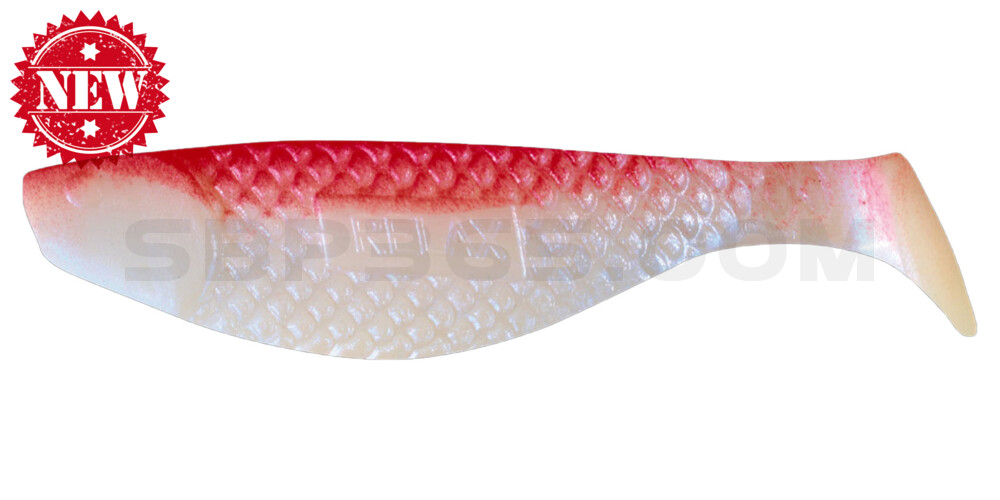Aqua 3" (ca. 8,0 cm) blauperl / rot