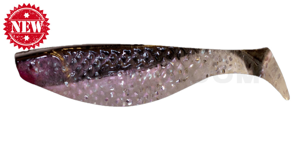 Aqua 3" (ca. 8,0 cm) perl-glitter / schwarz