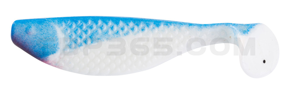 Aqua 3" (ca. 8,0 cm) reinweiss / blau