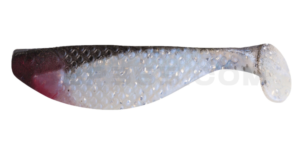 Aqua 4" (ca. 10,0 cm) blauperl-glitter / schwarz