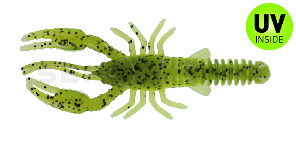 Baby Crawfish 3" (ca. 7 cm) Watermelon Chartreuse