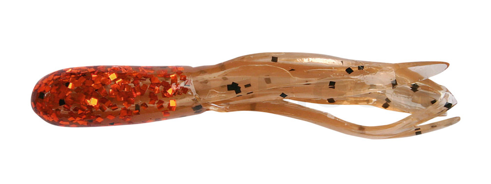 Baby Tube 1" (ca. 3,5 cm) kupfer glitter/goldperl-gl.