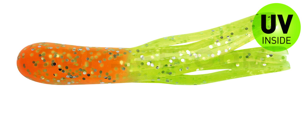 Baby Tube 1" (ca. 3,5 cm) orange-gl./grün-gl.