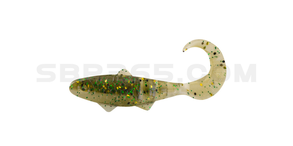 Banjo Twister 1" (ca. 3,5 cm) goldperl / Kaulbarsch