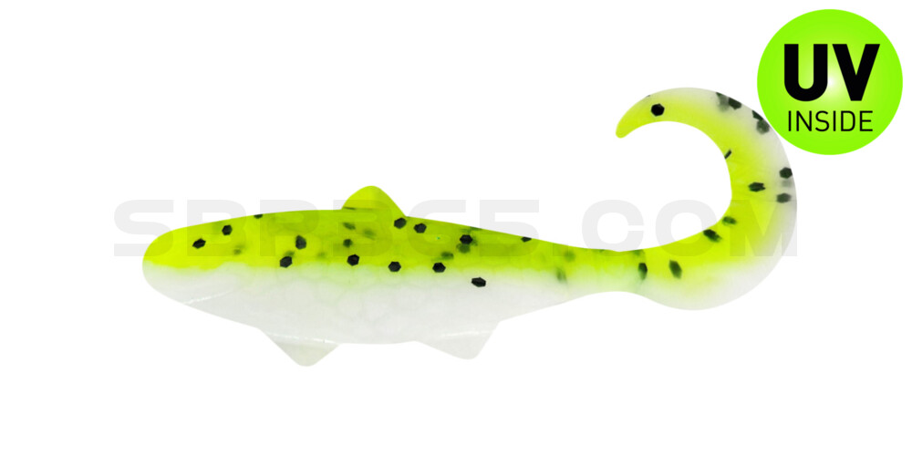 Banjo Twister 2" (ca. 5,0 cm) reinweiss / Baby Bass