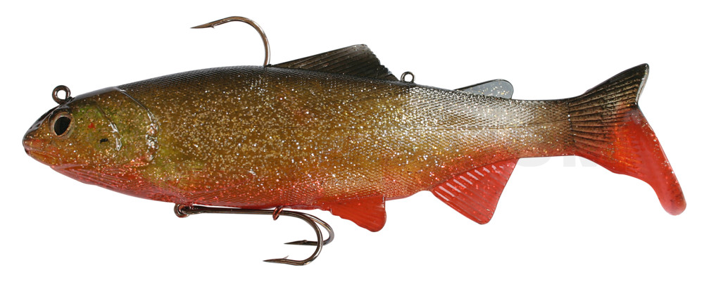 Bass Harasser  10" (ca. 25cm) Night Shiner im Hartschalenblister