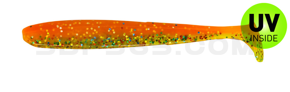 Bass Shad 4,5“ (ca. 13 cm) Carrot Shad