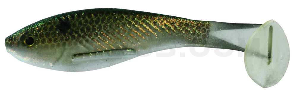 BBB Kicker 5,25" (ca. 14 cm) im Hartschalenblister Green Gizzard Shad