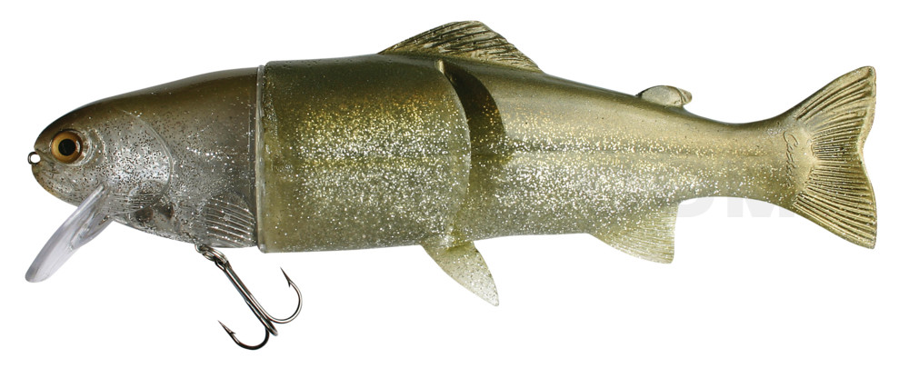 Castaic-Real-Bait - 12" (ca. 30,5cm) slow sinking im Hartschalenblister Glitter Hasu