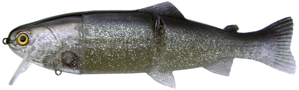 Castaic Real Bait - 6" (ca. 15cm) floater im Hartschalenblister Glitter