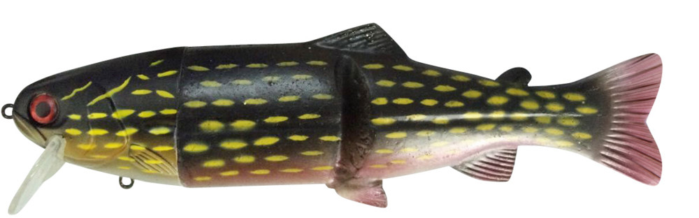 Castaic-Real-Bait - 9" (ca. 23cm) slow sinking im Hartschalenblister European Pike