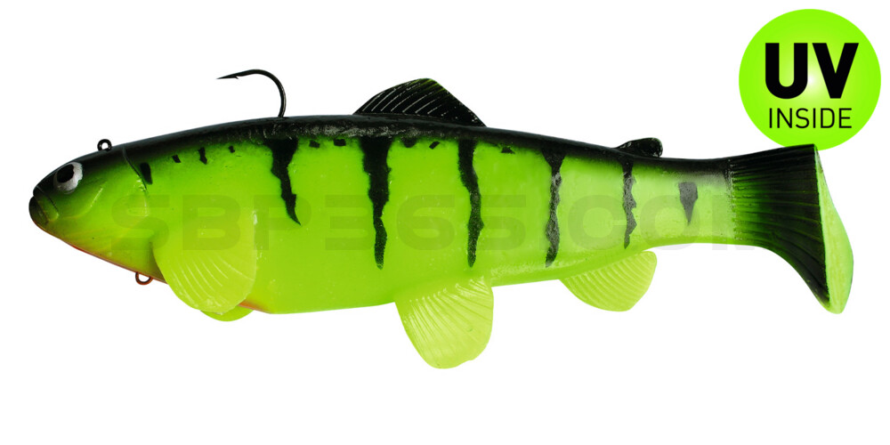 Castaic-Swim-Bait-Trout- 6" (15cm) sinking im Hartschalenblister Chartreuse