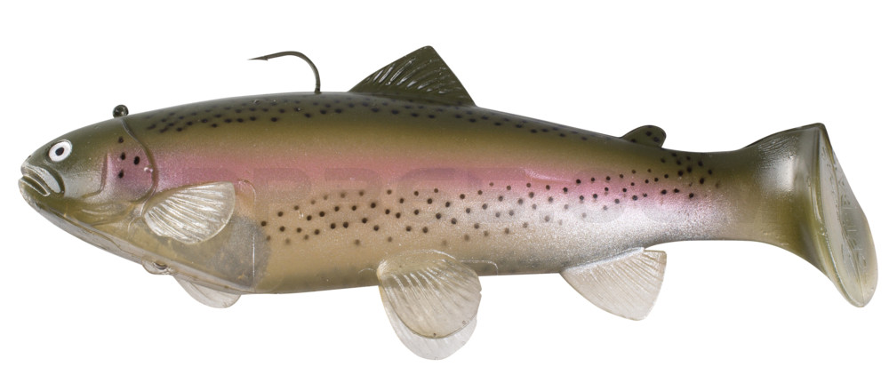 Castaic-Swim-Bait-Trout- 6" (15cm) sinking im Hartschalenblister Ghost Rainbow-Trout