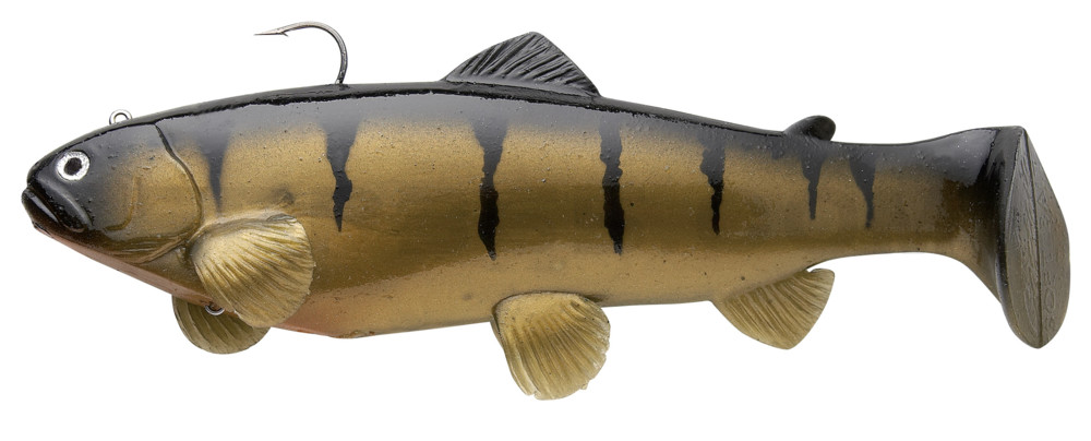 Castaic-Swim-Bait-Trout- 6" (15cm) sinking im Hartschalenblister Yellow Perch