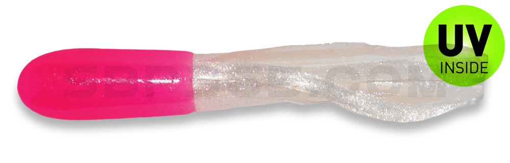 Crappie Tube 1.5" (ca. 3,5 cm) Pink/Pearl