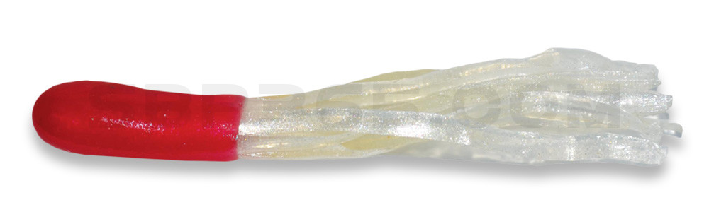Crappie Tube 1.5" (ca. 3,5 cm) Red/Pearl