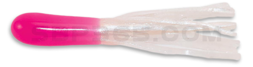 Crappie Tube 1.75" (ca. 4,5 cm) im Zip Bag Red/Pearl