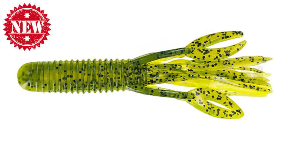 Craw Tube 4" (ca. 10,0 cm) Watermelon Chartreuse
