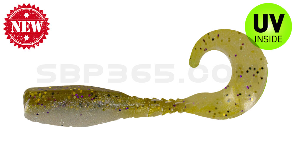 Curly Tail Crappie Minnow 2"  (ca. 5 cm) Chicken Magnet