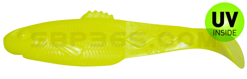 Diamond Shad 3,5" (ca. 10,0 cm) fluogelb