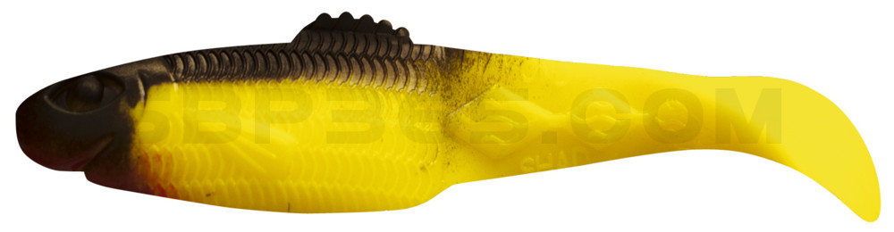Diamond Shad 3,5" (ca. 10,0 cm) gelb / schwarz
