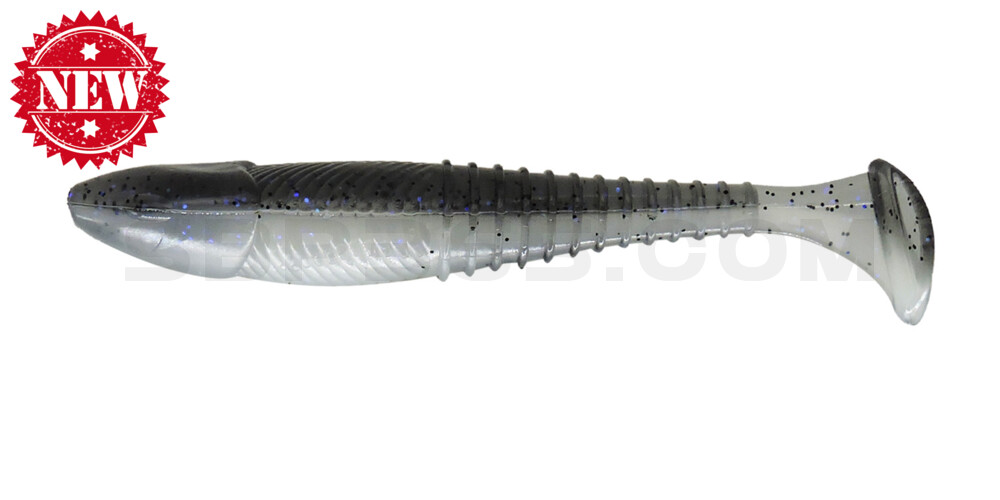 Finesse Swimmer 4,4"  (ca. 11,5 cm) im Hartschalenblister Disco Glitter/Silver