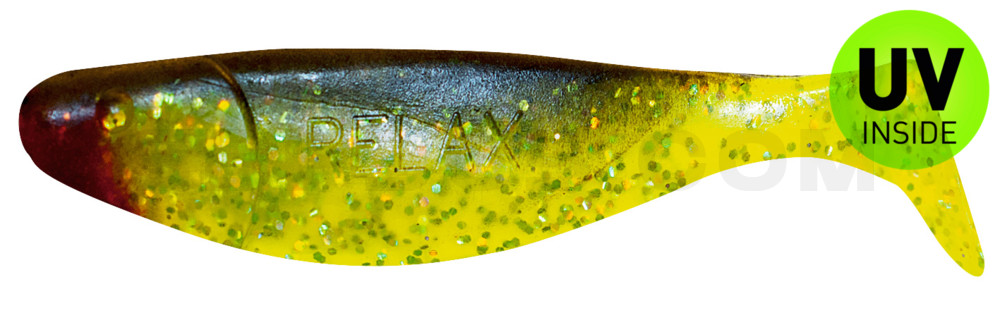 Jankes 2,75" (ca. 7,5 cm) grün(chartreuse)-Glitter / schwarz