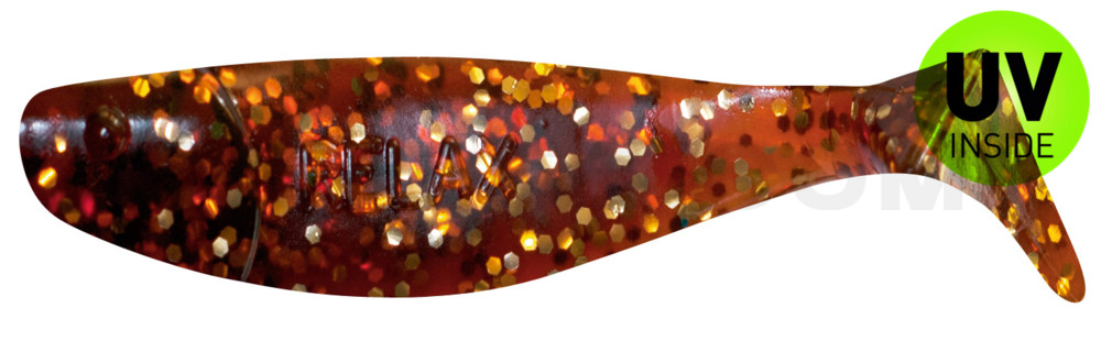 Jankes 2,75" (ca. 7,5 cm) motoroil-gold-Glitter