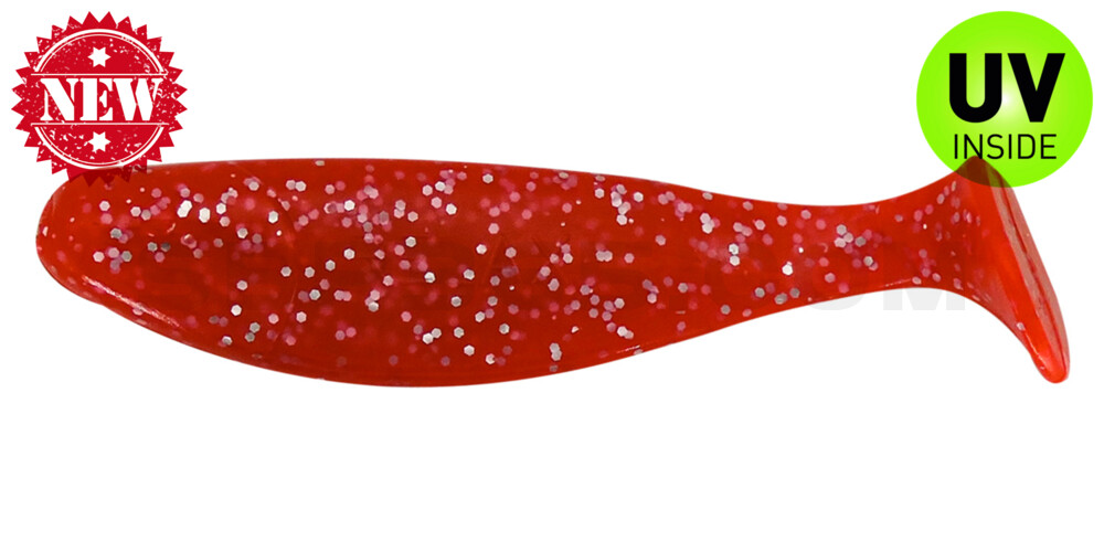 Jankes 4" (ca. 11,0 cm) feuerrot-Glitter