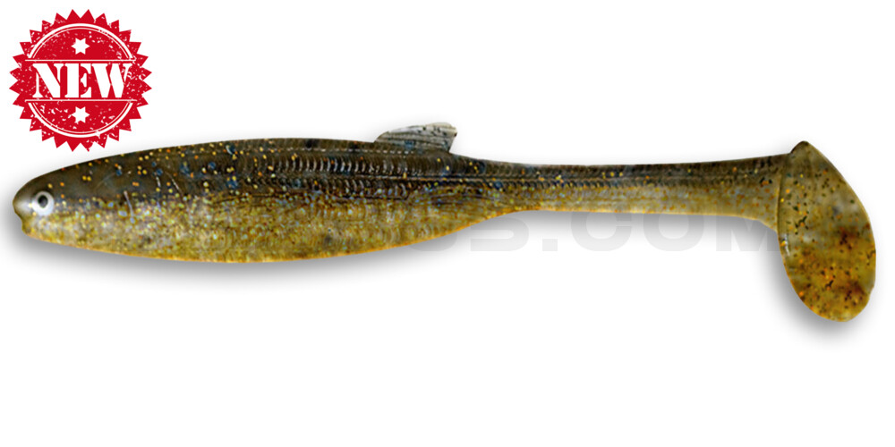 Jerky J Swim Laminat 3,5" (ca. 9,0 cm) im Hartschalenblister Bluegill Flash