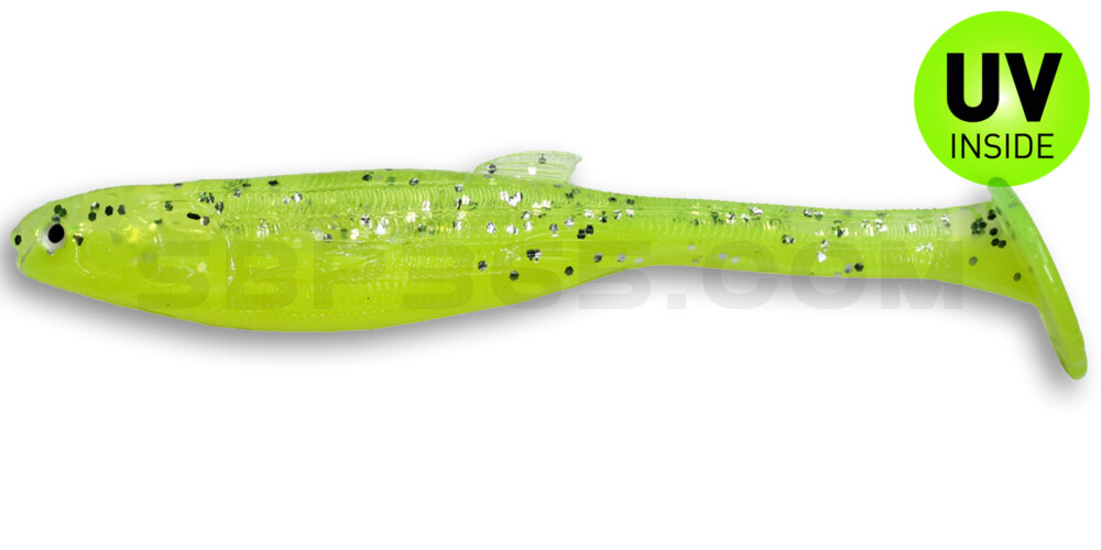 Jerky J Swim Laminat 5" (ca. 12,5 cm) im Hartschalenblister Chartreuse Green