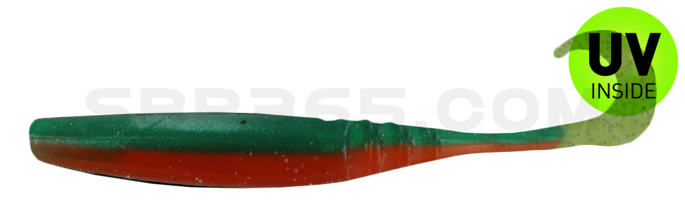 Jointed Jerk Minnow Curl Tail 3.75" (ca. 9 cm) im Zip Bag Wally World