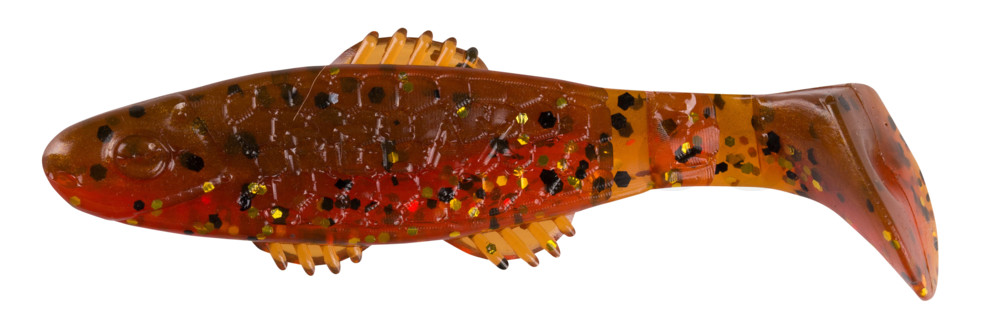 Killer Shad 3" (ca. 8,0 cm) rootbeer Glitter / brown olive tree Glitter