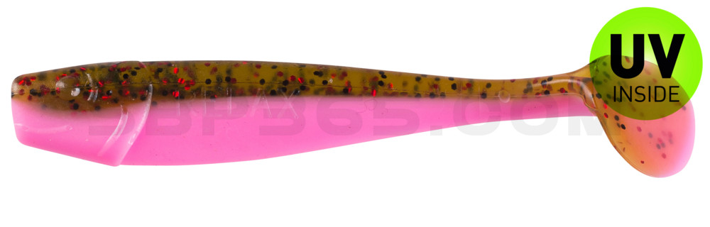 King-Shad 4" (ca. 11,0 cm) bubblegum / Kaulbarsch