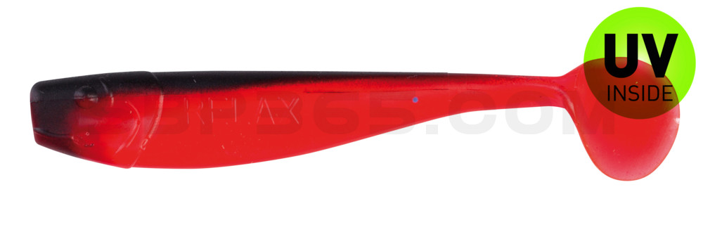 King-Shad 4" (ca. 11,0 cm) feuerrot / schwarz