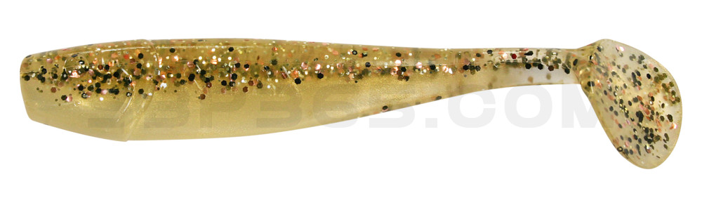 King-Shad 4" (ca. 11,0 cm) goldperl / Desert-Sand