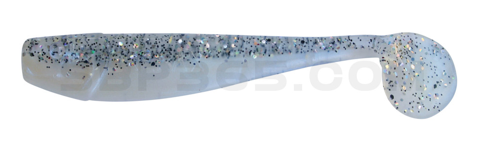 King-Shad 5" (ca. 14,0cm) blauperl / klar salt´n pepper Glitter