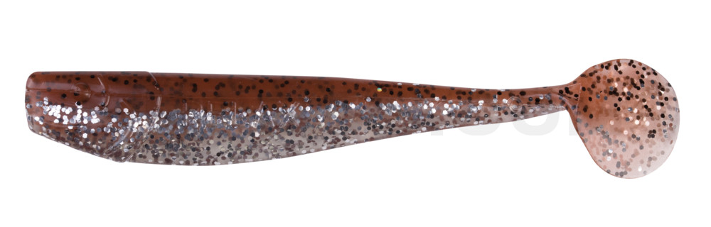 King-Shad 5" (ca. 14,0cm) klar silber Glitter / braun-Glitter