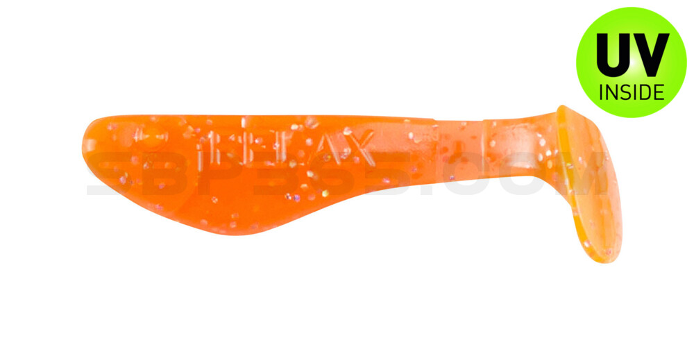 Kopyto-Classic 1" (ca. 3,5 cm) klar fluoorange glitter