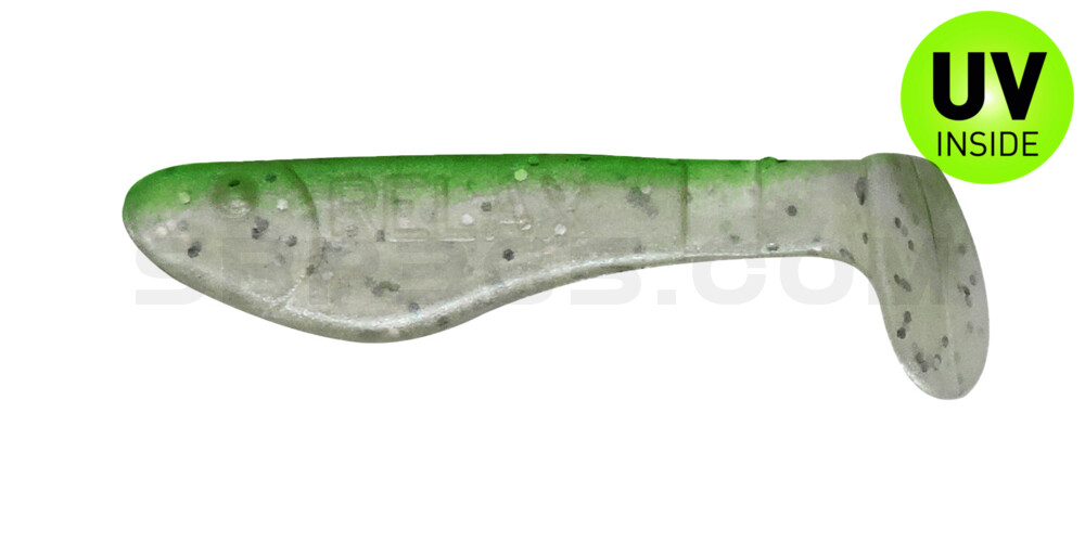 Kopyto-Classic 1" (ca. 3,5 cm) perlweiss-Glitter / grün