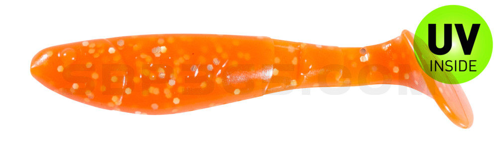 Kopyto-Classic 2,5" (ca.7,0 cm) orange-Glitter