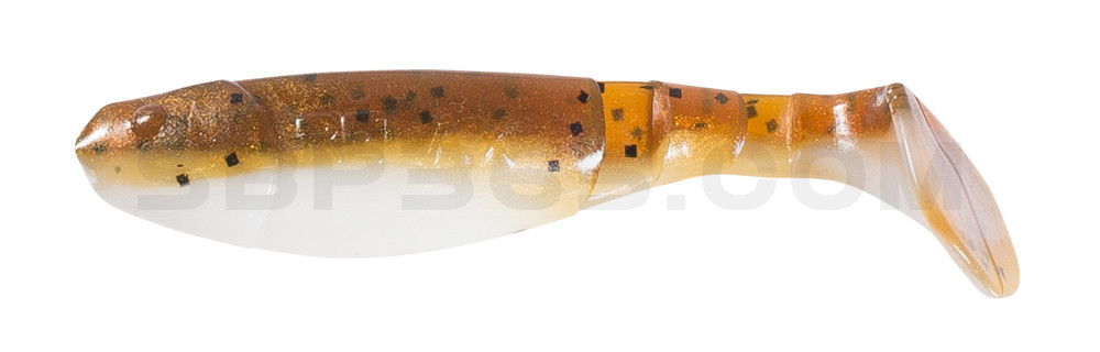 Kopyto-Classic 2,5" (ca.7,0 cm) reinweiss / olivebraun-Glitter