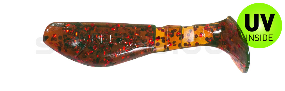 Kopyto-Classic 2" (ca. 5,0 cm) motoroil-rot-Glitter