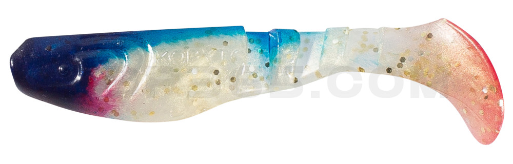 Kopyto-Classic 3" (ca. 8,0 cm) milchgold-Glitter / blau