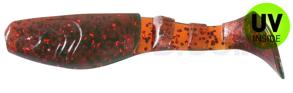 Kopyto-Classic 3" (ca. 8,0 cm) motoroil-rot-Glitter