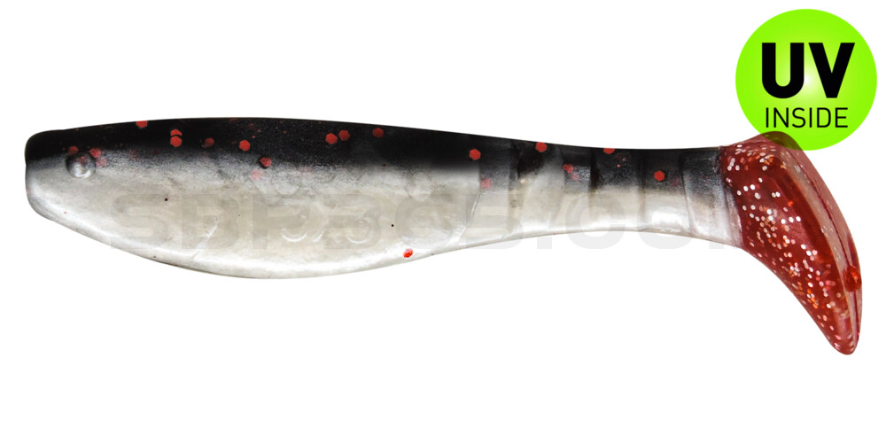 Kopyto-Classic 3" (ca. 8,0 cm) reinweiss / schwarz / red tail