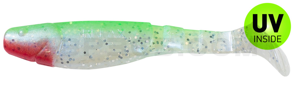 Kopyto-Classic 4" (ca. 11,0 cm) blauperl-Glitter / grün