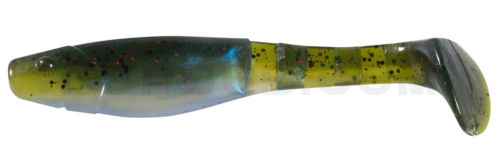 Kopyto-Classic 4" (ca. 11,0 cm) blauperl / Kaulbarsch-Multiglitter