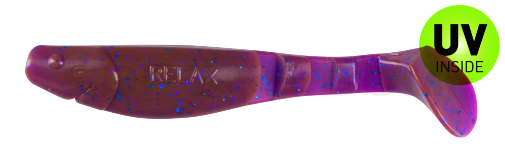 Kopyto-Classic 4" (ca. 11,0 cm) crawfish-violett-electric blue-Glitter
